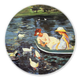 Zomer (door Mary Cassatt) Keramische Knop