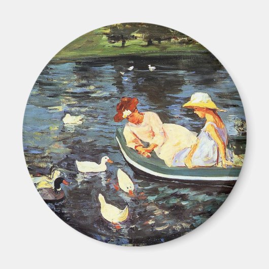 Zomer (door Mary Cassatt) Magneet (Voorkant)