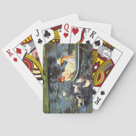 Zomer (door Mary Cassatt) Pokerkaarten