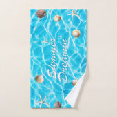 Zomer dromen bad handdoek (Handdoek)