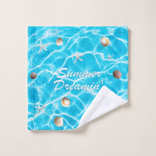 Zomer dromen bad handdoek (Wasdoekje)