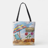 Zomer dromen tote bag (Achterkant)