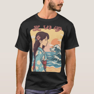 Zomer Droom Japanse Golf Meisje T-shirt