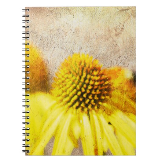 Zomer Echinacea Bloemen Notitieboek (Voorkant)