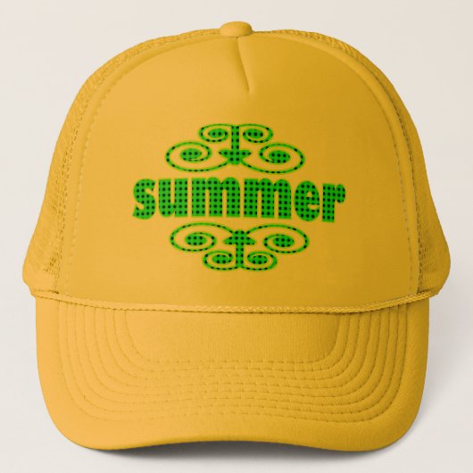 Zomer (een zoet seizoen) Trucker Hat Trucker Pet (Voorkant)