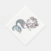 Zomer Eenhoorn Zeemeermin Servet (Hoek)