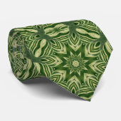 zomer eiland groen abstract tropische bladeren stropdas (Opgerold)