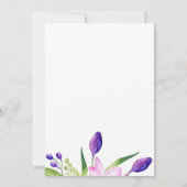 Zomer-elegant huisverwarming vat kaart (Achterkant)