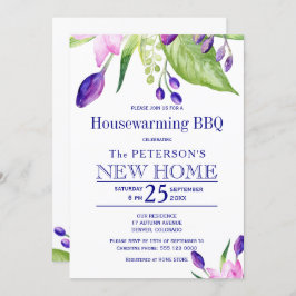 Zomer-elegant huisverwarming vat kaart