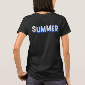Zomer en Gelato T-shirt voor dames (Achterkant)