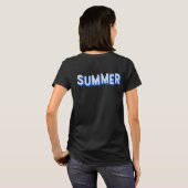 Zomer en Gelato T-shirt voor dames (Achterkant volledig)