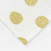 Zomer en goud fleece deken (Hoek)