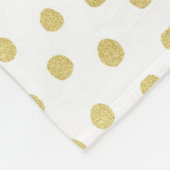 Zomer en goud fleece deken (Hoek)
