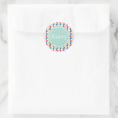Zomer- en hoofdkleuren Modern Print Sticker (Tas)