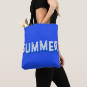 Zomer en Zand Canvas tas (Dichtbij)