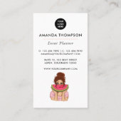 Zomer Evenement Planner Catering Visitekaartje (Achterkant)
