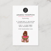 Zomer Event Planner Catering Visitekaartje (Achterkant)