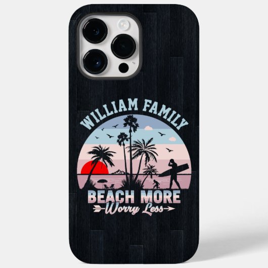 Zomer Familie Reünie Aangepaste Strand Meer zorgen Case-Mate iPhone Case (Achterkant)
