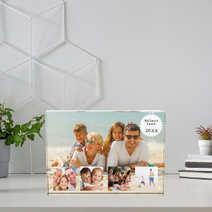 Zomer familie vakantie foto collage