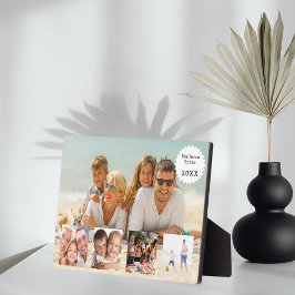 Zomer familie vakantie foto collage fotoplaat