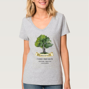 Zomer Familiebijeenkomst Boom Matching T-shirt