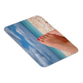 Zomer feestdagen rechthoekige fotomagneet magneet (Rechterzijde)