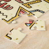 Zomer Feestdagen Reizen Doodle Set Legpuzzel (Zijkant)