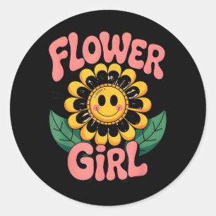 Zomer Festival Muziek Kunst 60s 70s Groovy Retro Ronde Sticker