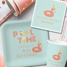 zomer flamingo drijver kids verjaardag zwembad fee