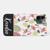 Zomer Flamingo Hand Getekende Doodles Case-Mate iPhone Case (Achterkant (horizontaal))