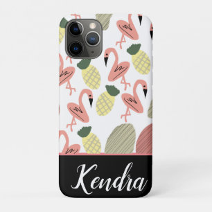 Zomer Flamingo Hand Getekende Doodles Case-Mate iPhone Case