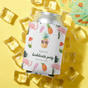 Zomer Flamingo Zwembad Party Bachelorette Party Blikjeskoeler