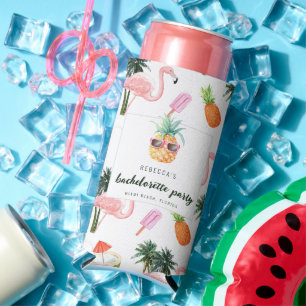 Zomer Flamingo Zwembad Party Bachelorette Party Seltzer Blikjeskoeler