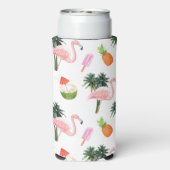 Zomer Flamingo Zwembad Party Bachelorette Party Seltzer Blikjeskoeler (Seltzer Achterkant)