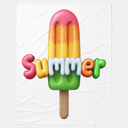 Zomer fleece deken (Voorkant)