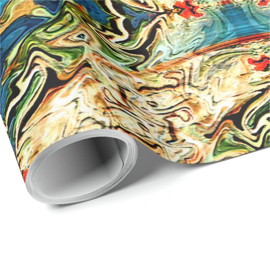 Zomer Fleurs.... Cadeaupapier (Rol Hoek)