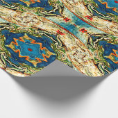 Zomer Fleurs.... Cadeaupapier (Hoek)