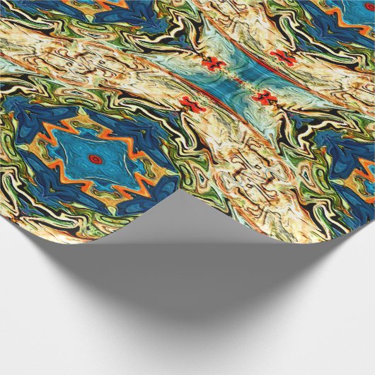 Zomer Fleurs.... Cadeaupapier (Hoek)