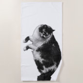 Zomer Flip Cat Strandlaken (Voorkant)