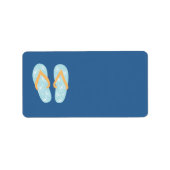 Zomer FlipFlops 1 Etiket (Voorkant)