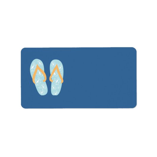 Zomer FlipFlops 1 Etiket (Voorkant)