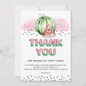 Zomer Folie Ballonbrieven Melon Verjaardag Bedankkaart (Voorkant)