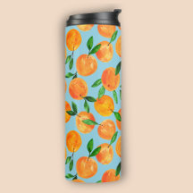 Zomer fruit citrus sinaasappels patroon