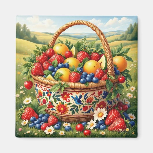 Zomer Fruit Magneet (Voorkant)