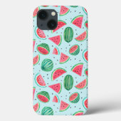 Zomer Fruit Patroon | Watermeloen | rood groen iPh Case-Mate iPhone Case (Achterkant)