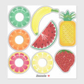 Zomer Fruit Pool Floats Sticker (Vel)