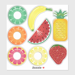 Zomer Fruit Pool Floats Sticker