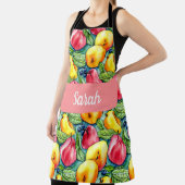 Zomer  fruit waterverf patroon schort (Insitu)