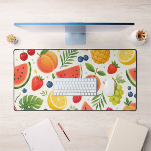 Zomer Fruitpatroon Stof   Tropische Watermeloen  Bureaumat