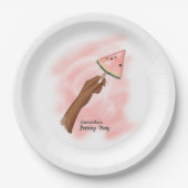 Zomer Fun Beach Party Papieren Bordje (Voorkant)